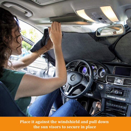 Car Windshield Sunshade, UV Protection Visor and Cover, Anti-Snow and Ice