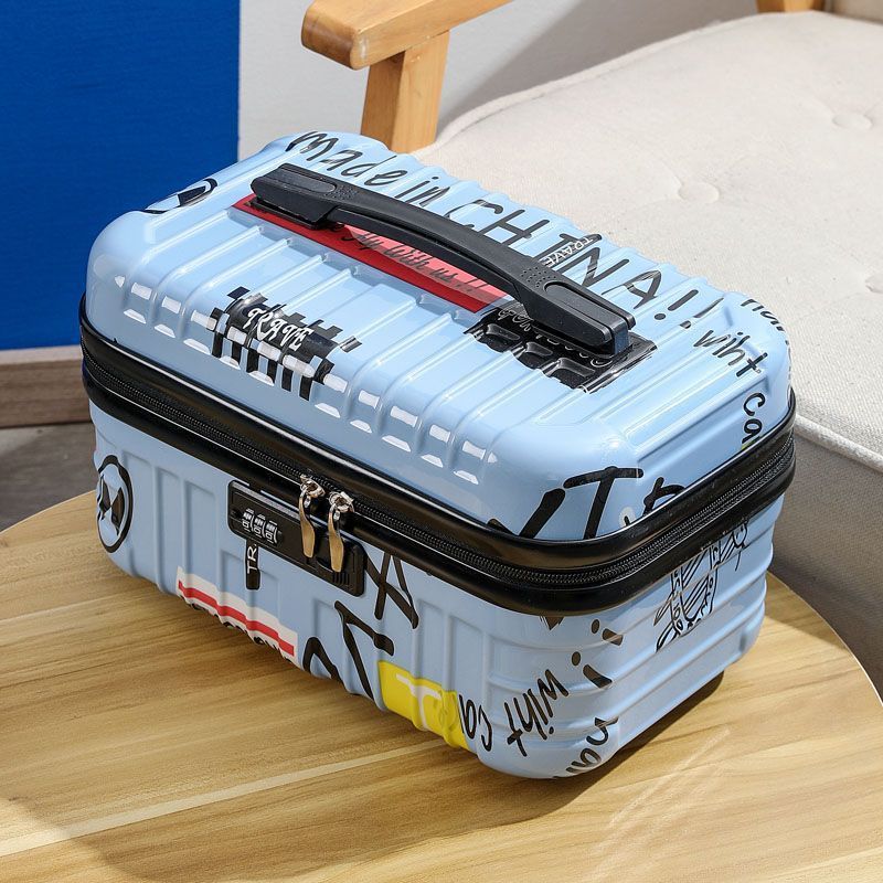 Large Graffiti Makeup Bag – 18 Inch Travel Cosmetic Organizer for Women