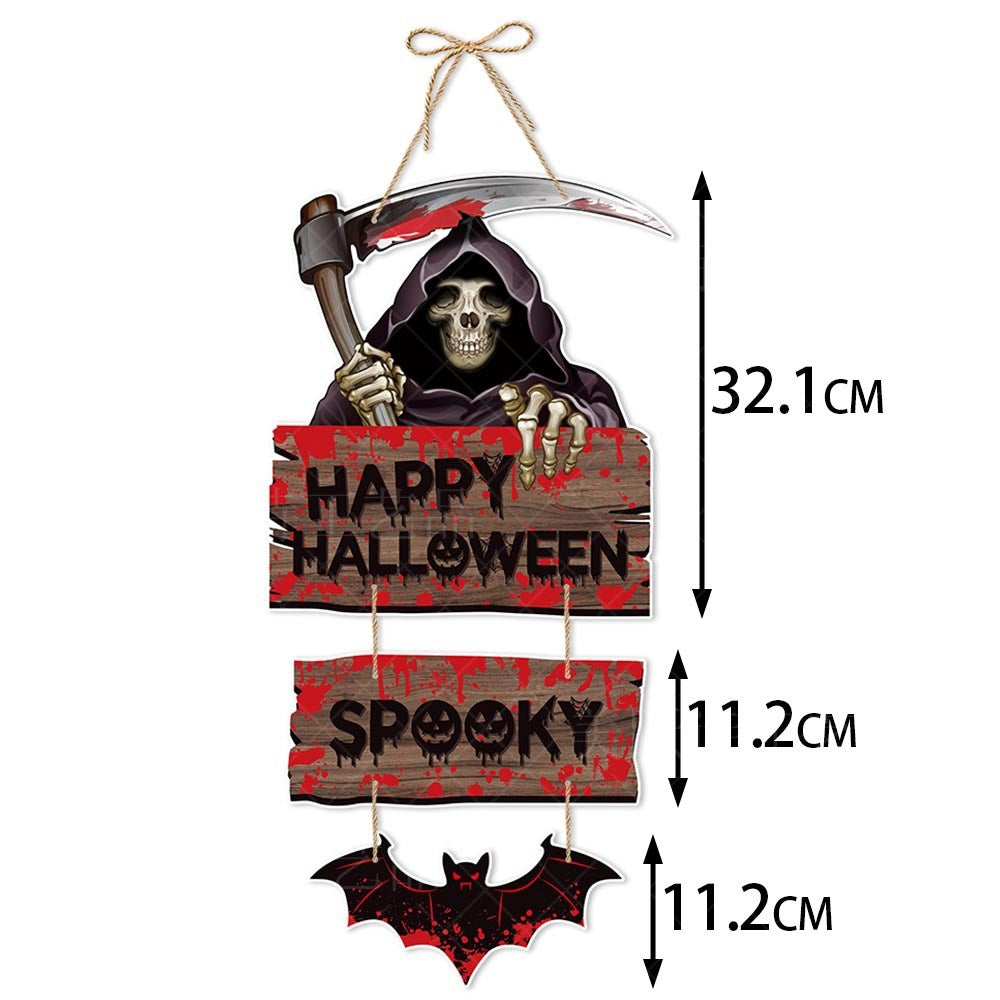 Halloween Party Decoration Pumpkin Bat Door Hanging