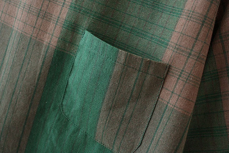 Plaid Two-Piece Set – Versatile Top and All-Match Slacks for Effortless Style