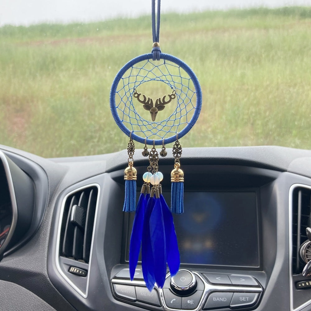 Dreamcatcher Automobile Hanging Ornament Feather