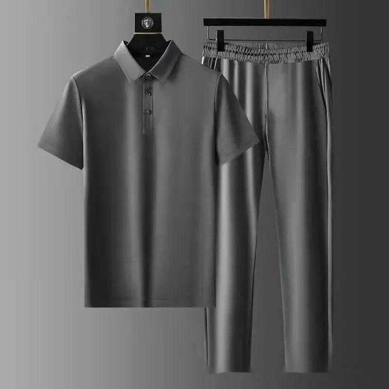 Soft Stretch Ultra-thin Quick-drying Cool Two-piece Set