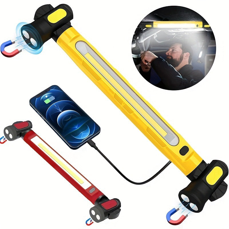 Emergency Maintenance Work Light Multifunctional Magnetic Flashlight