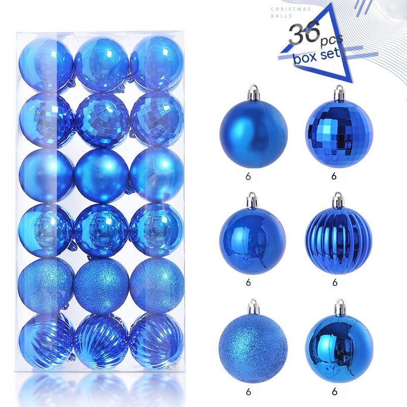Christmas Decorative Plastic Balls Pendant Set
