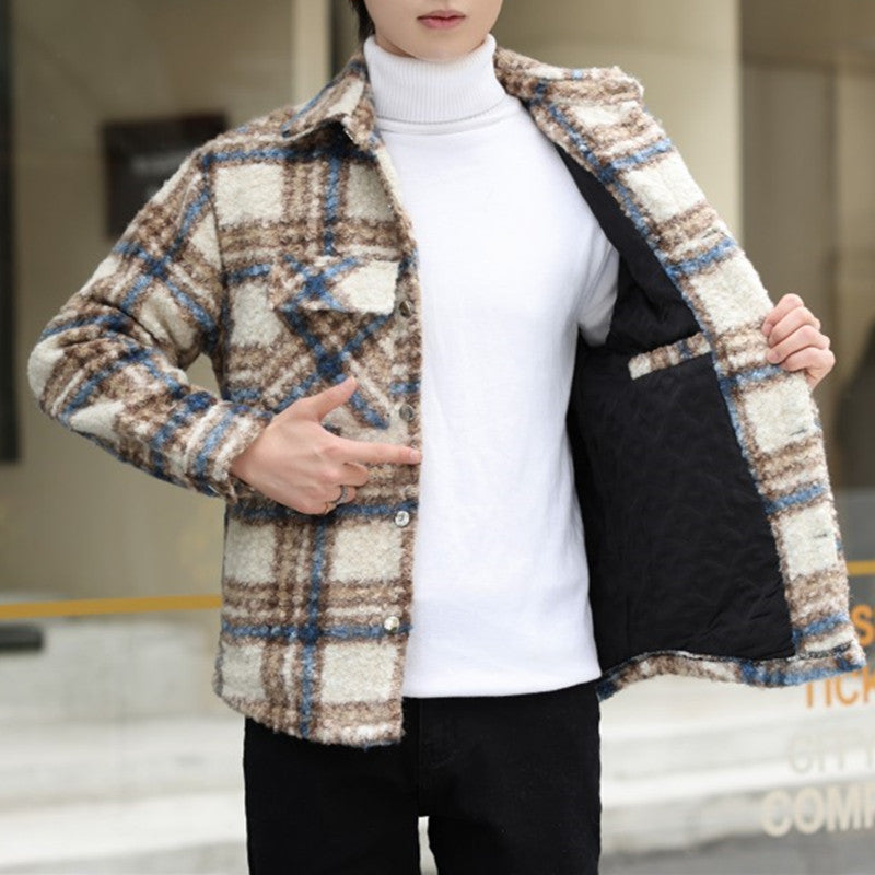 Winter Cotton Plus Versatile Men's Quilted Padded Jacket