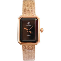 Rose gold style black face