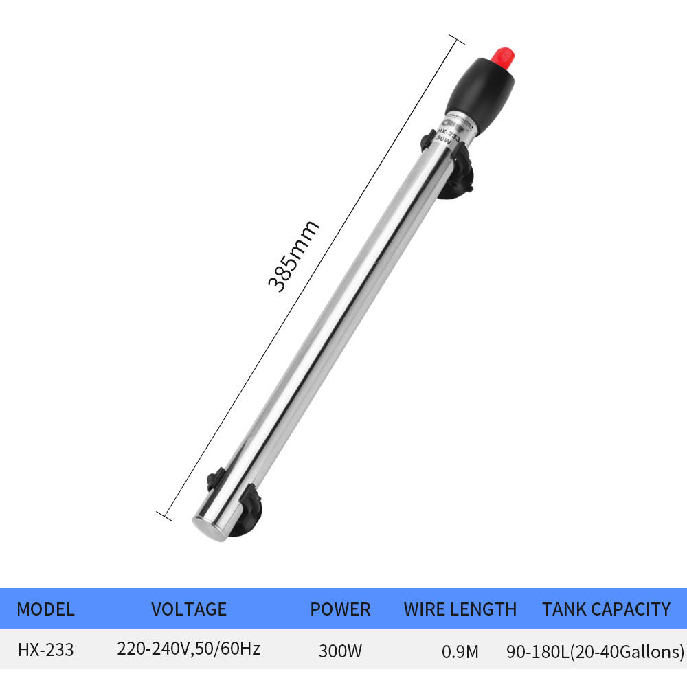 Fish Tank Heating Rod Aquarium Stainless Steel Automatic Heating Rod