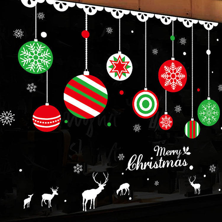 Self-adhesive Decorative Festive Christmas Wall Stickers