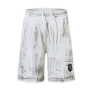 Men's Straight Ripped Distressed Cotton Denim Shorts