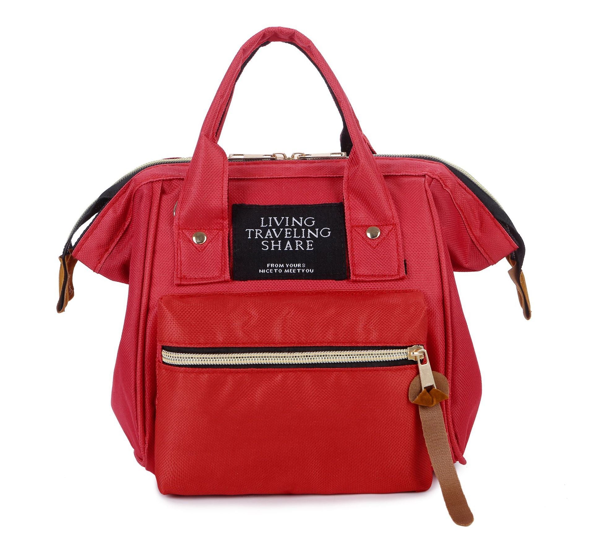 MomMini Oxford Shoulder Backpack – Compact, Cute & Functional for Moms