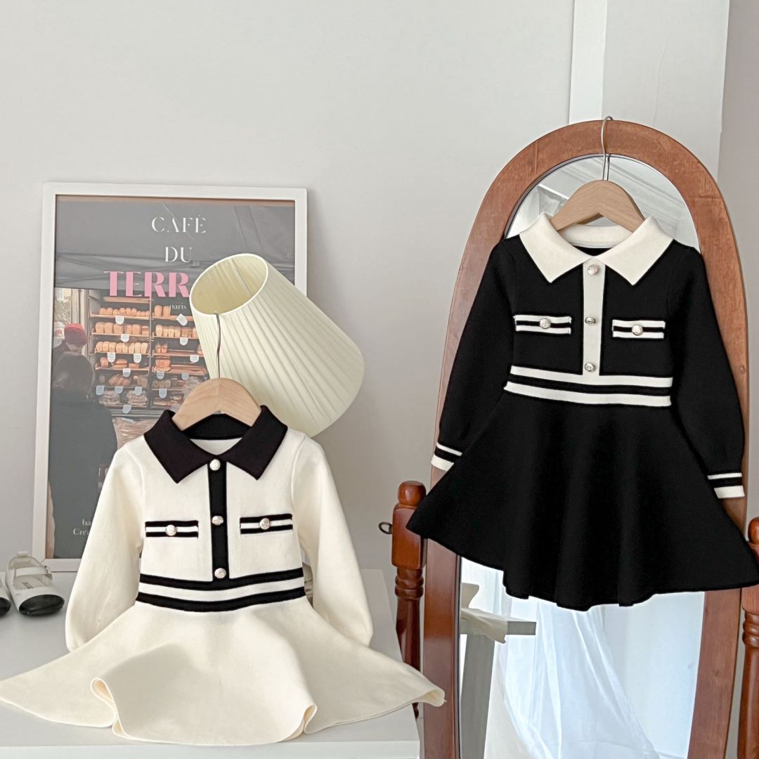 Fashion Sweater Dress Knitted