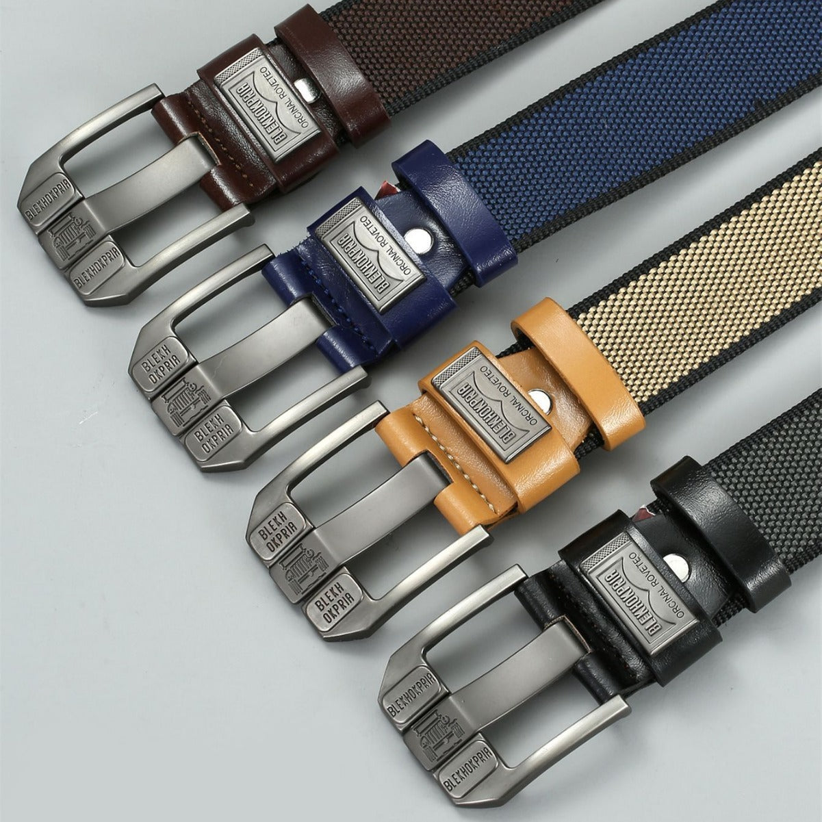 Men's Pin Buckle Canvas Cargo Belt
