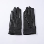 Winter Sheepskin Leather Gloves – Warm Fleece Lining for Men & Women