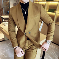 Khaki suit jacket