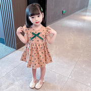 Girls Dress Summer Thin Polka Dot