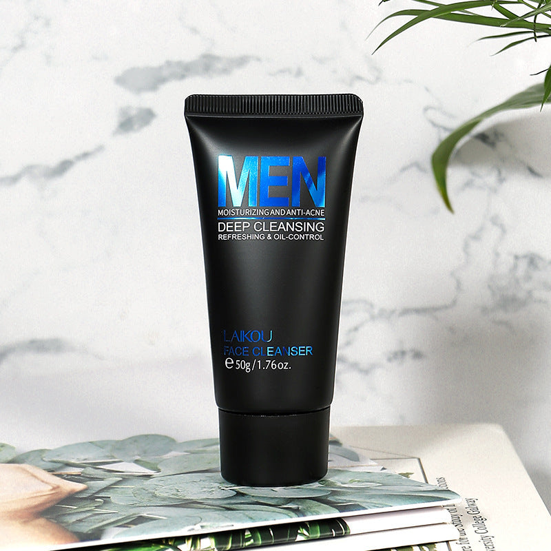 Aqua Based Men Facial Scrub Cleanser 50g Safe Formula