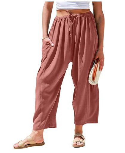 Women’s Wide Leg Drawstring Pants – Street Style Essentials