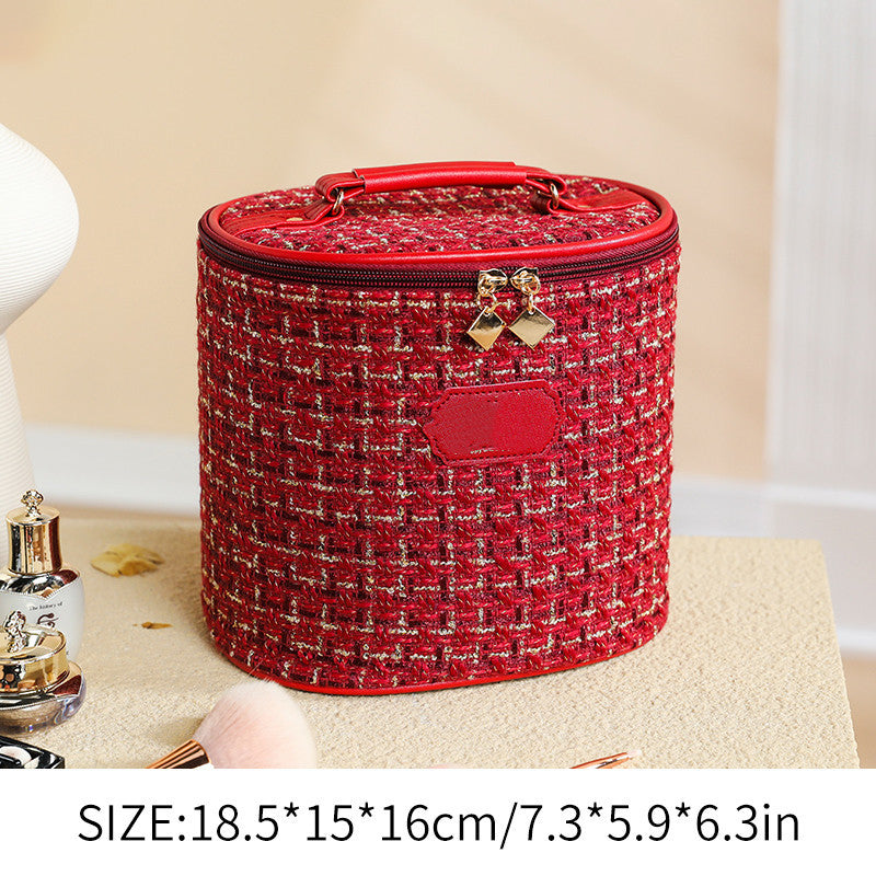 Portable Large-Capacity Makeup Bag – Simple Fashion Travel Cosmetic Storage
