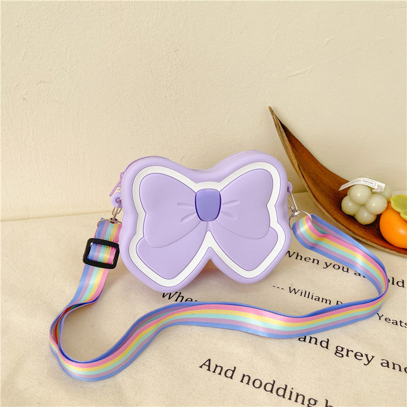 Children’s Silicone Cute Butterfly Shoulder Bag – Soft & Lightweight Kids Purse