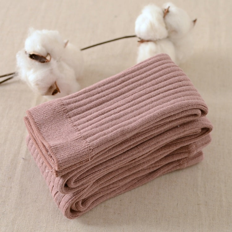 Double Needle Candy Color Baby Leggings