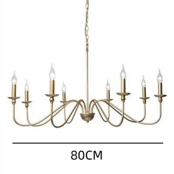 Modern Simple And Light Luxury American Wrought Iron Chandelier