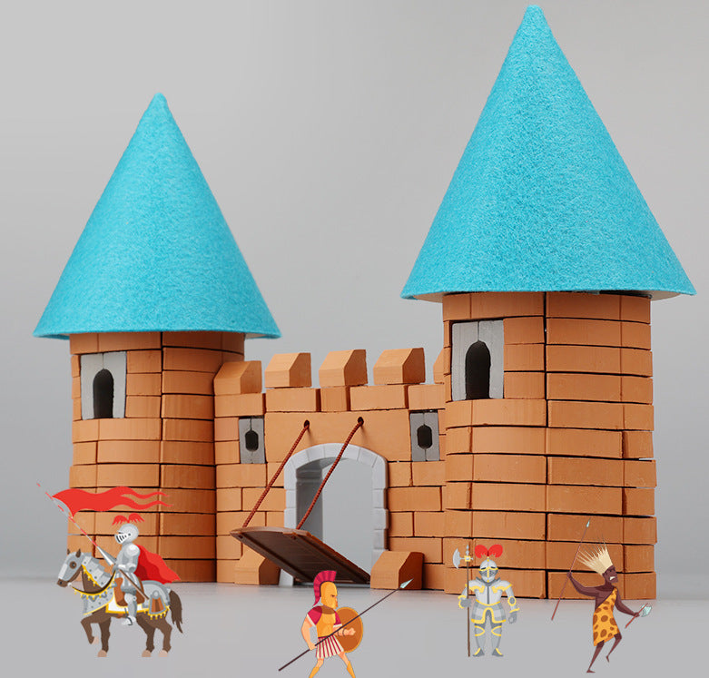 Unisex Mud Build A House Toy Set Mini Style Kids Fun