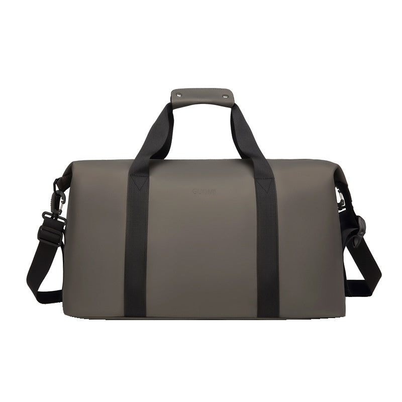 Unisex Duffel Coated Oxford Cloth Solid Color Large Capacity