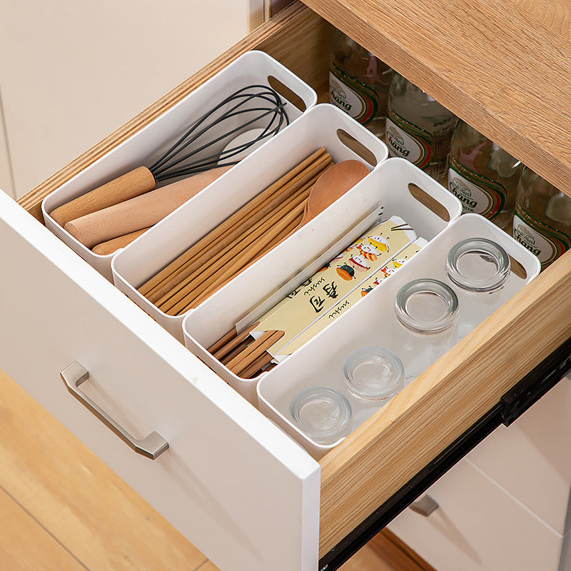 Tableware Rectangular Storage Box Plastic Sundries