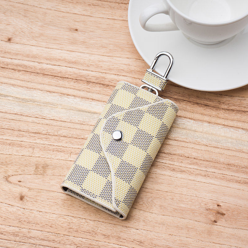 Men's Simple Fashion Lattice Car Key Cover