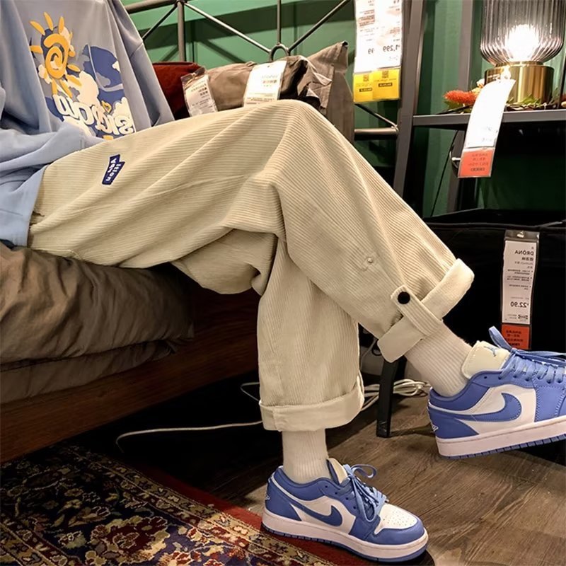 Men’s Corduroy Pants – Korean Spring & Autumn Style