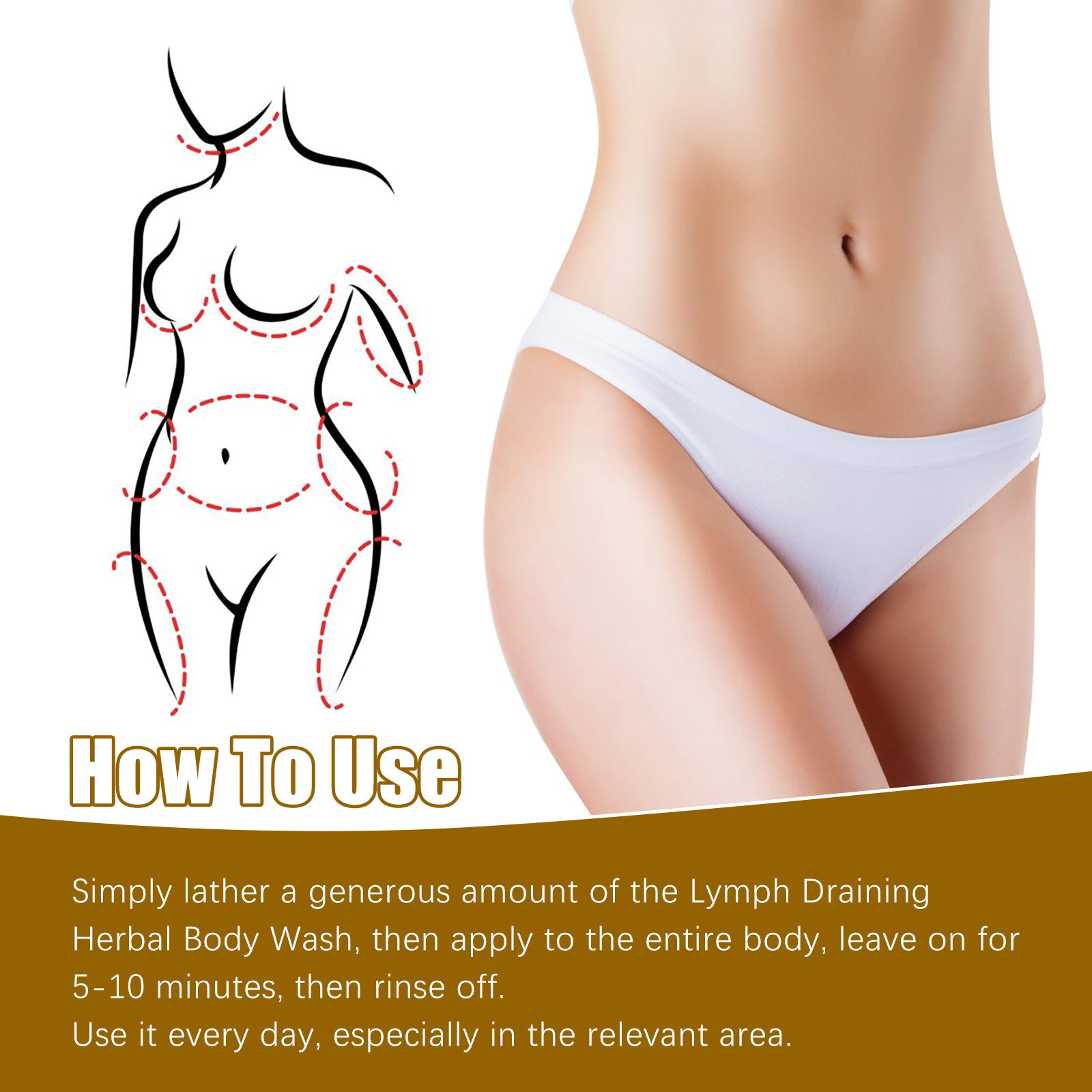 Ginger Body Shaping Shower Gel Fade Lymph Slimming Softening Skin Firming Thin Waist