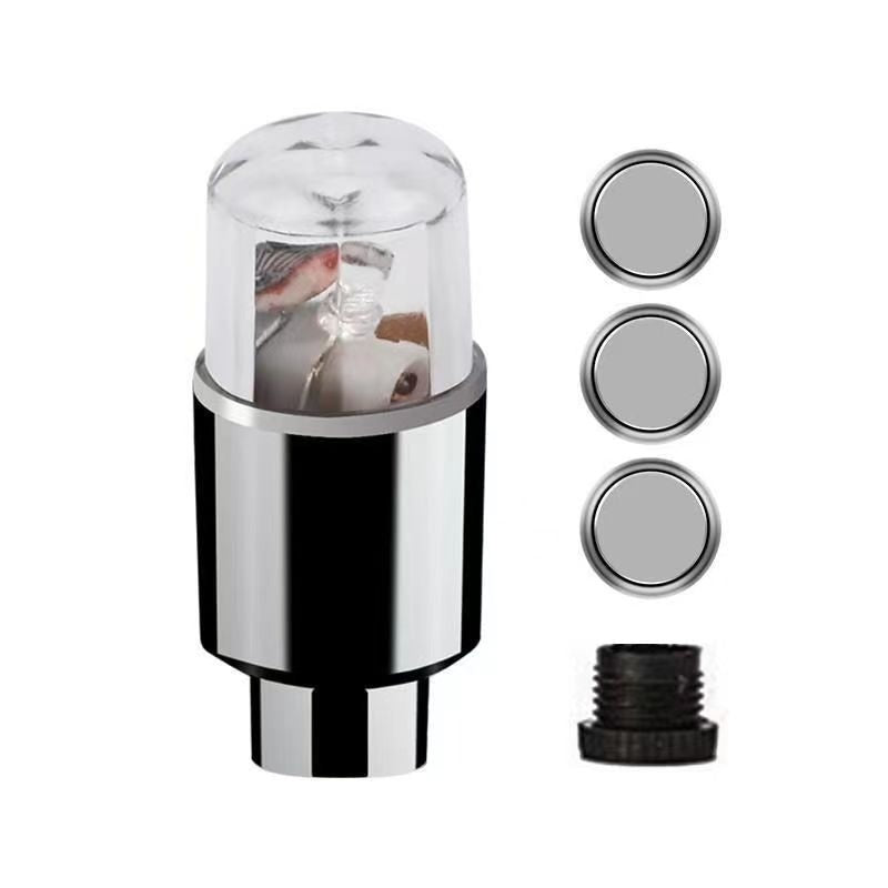 Rubber Tire Valve Light For Bicycle Motorcycle Car LED Safe