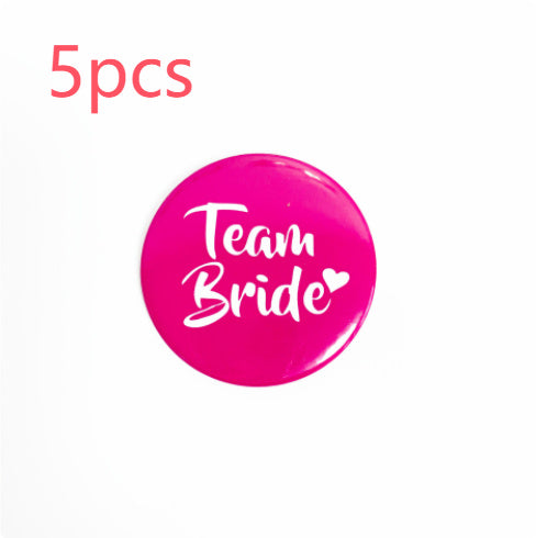 Wedding Party Bride Team Bride Badge Party Decoration