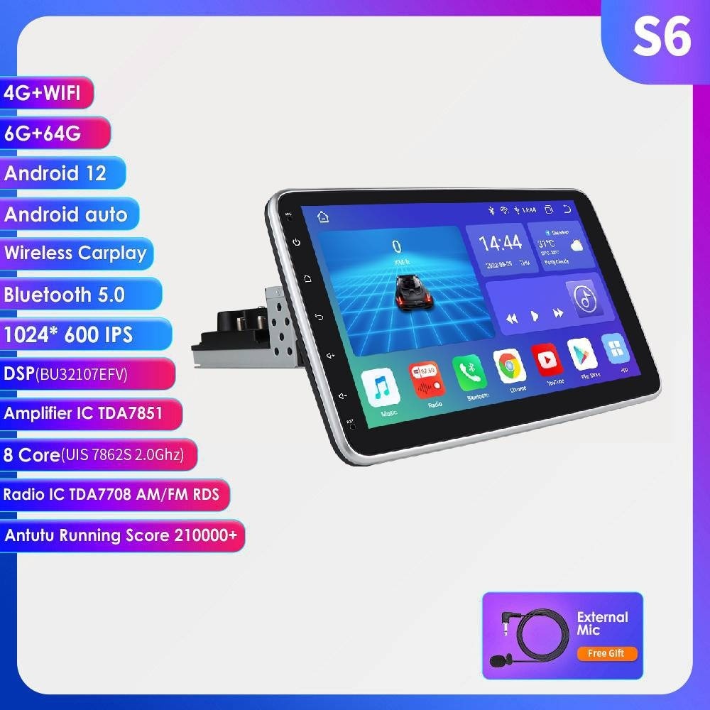 10.1-Inch Android Car Navigation – Rotating Universal Display