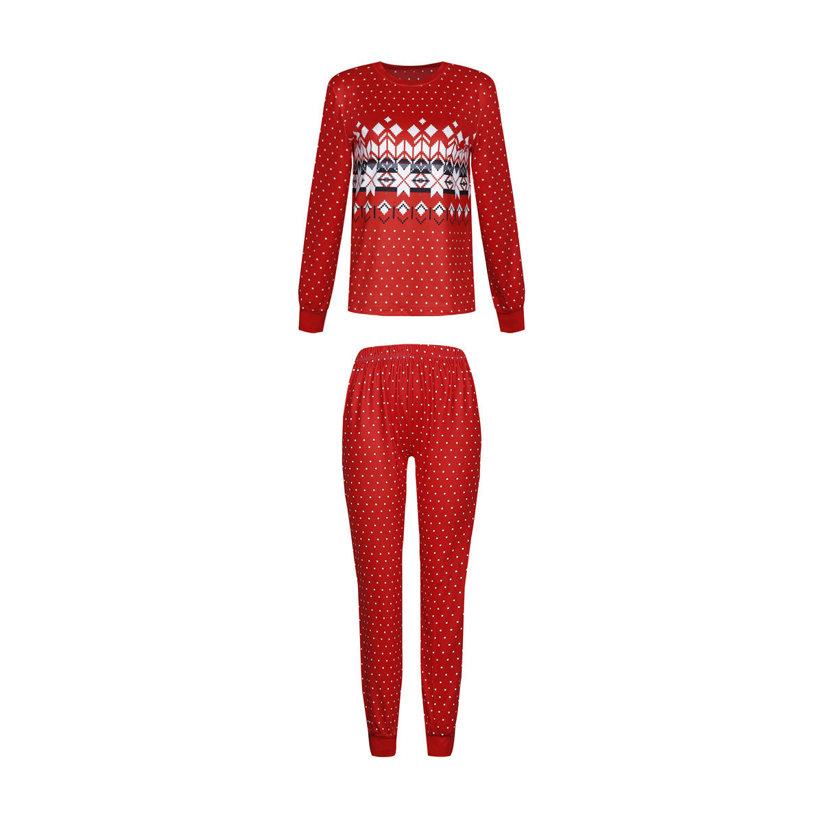 New Explosive Christmas Little Retro Parent-child Homewear