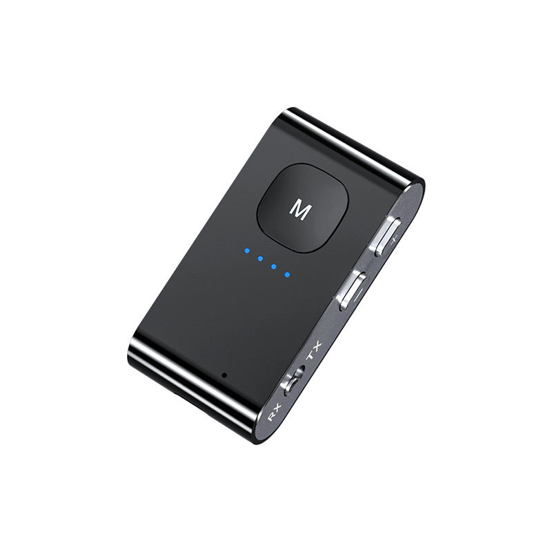 Bluetooth 5.0 Audio Adapter – Transmitter & Receiver with TF Card Playback and AUX Output
