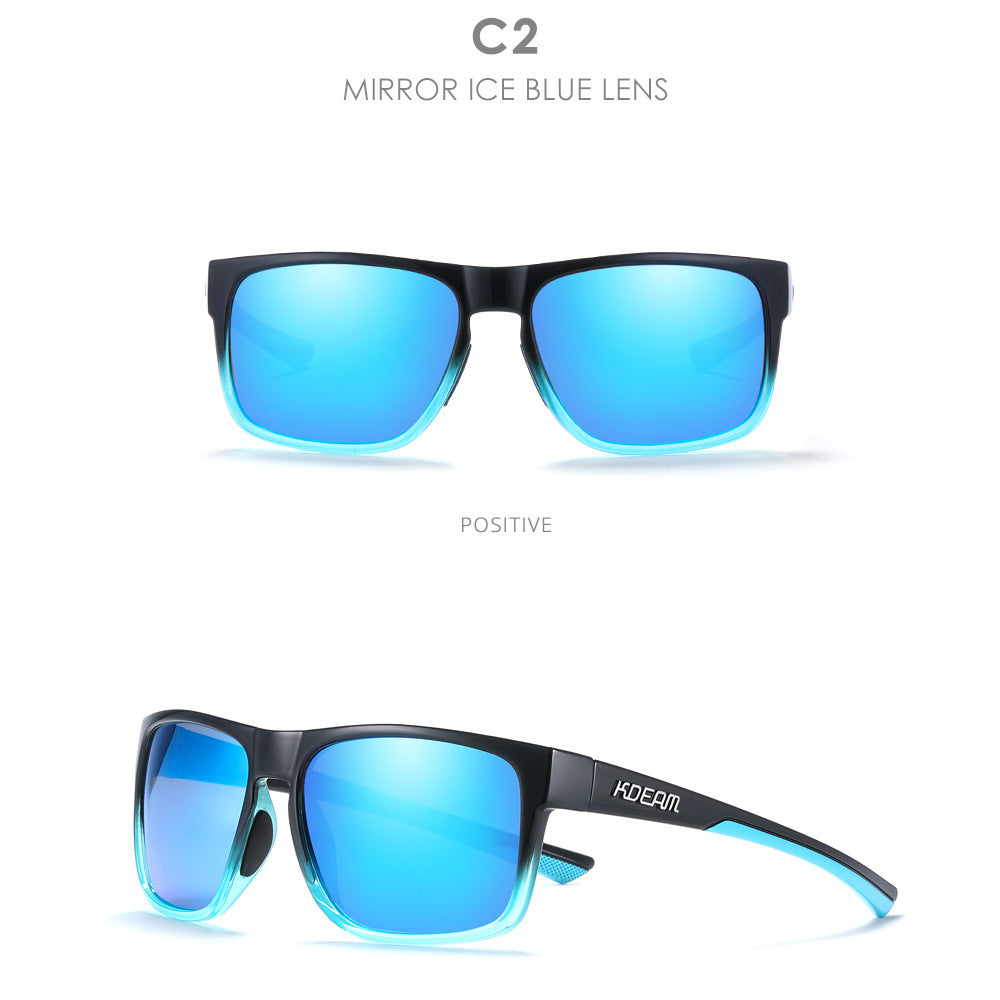 Colorful Real Film Lure Fishing Sunglasses