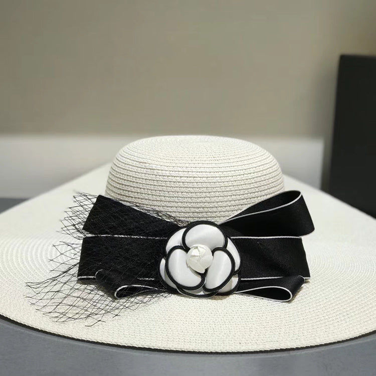 Women Retro Fashion French Sun Hat Seaside Vacation