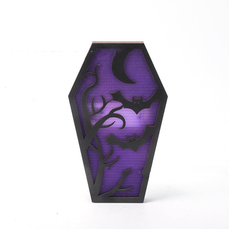 Wooden Halloween Ghost Festival Decoration