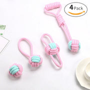Pet Bite Resistant Cotton Rope Ball Cat And Dog Toy