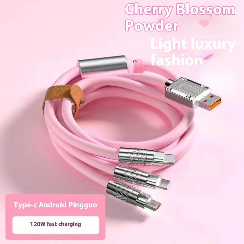 Mobile Phone Universal Charging Cable 120W Super Fast Charge