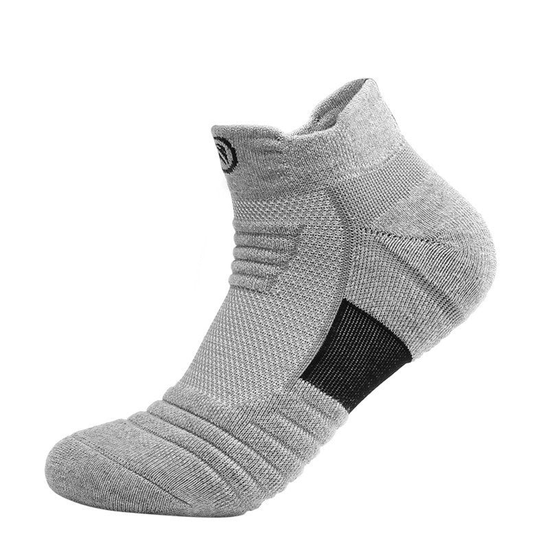 Men's Running and Basketball Socks with Thick Towel Bottom