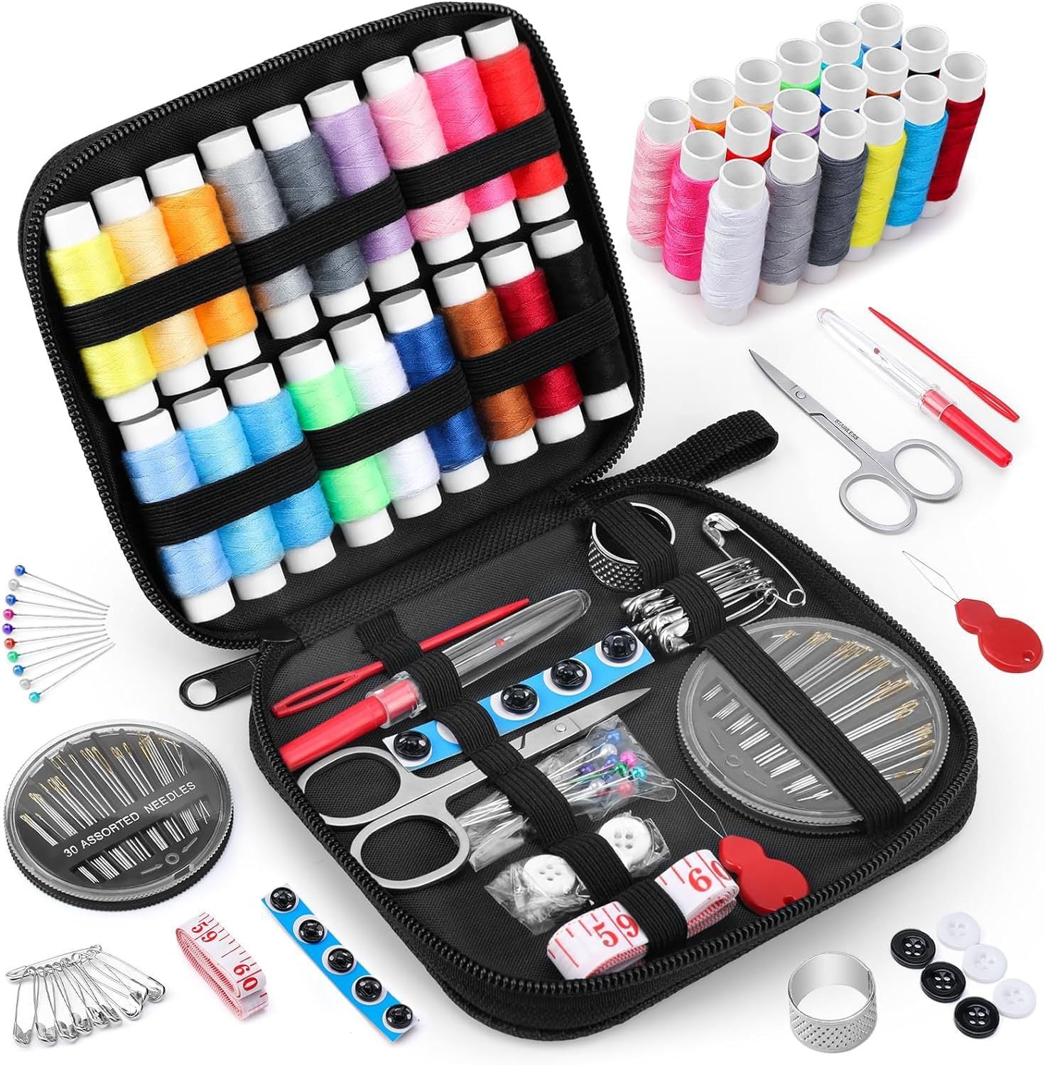 Comprehensive Home Sewing Combination Set – 86 to 130 Pieces
