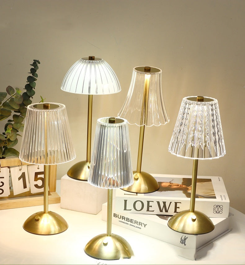Simple Retro USB Rechargeable LED Desk Lamp