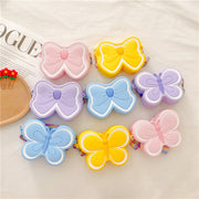 Children’s Silicone Cute Butterfly Shoulder Bag – Soft & Lightweight Kids Purse