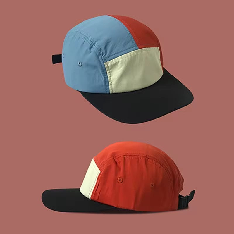 Summer Color Matching Five-piece Hat Quick-drying Sun Hat