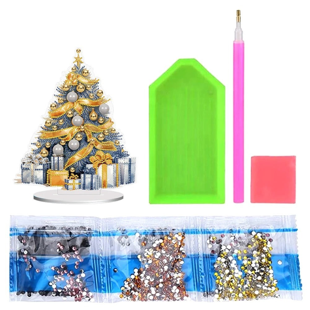 Cute Christmas Tree DIY Diamond Painting Ornaments