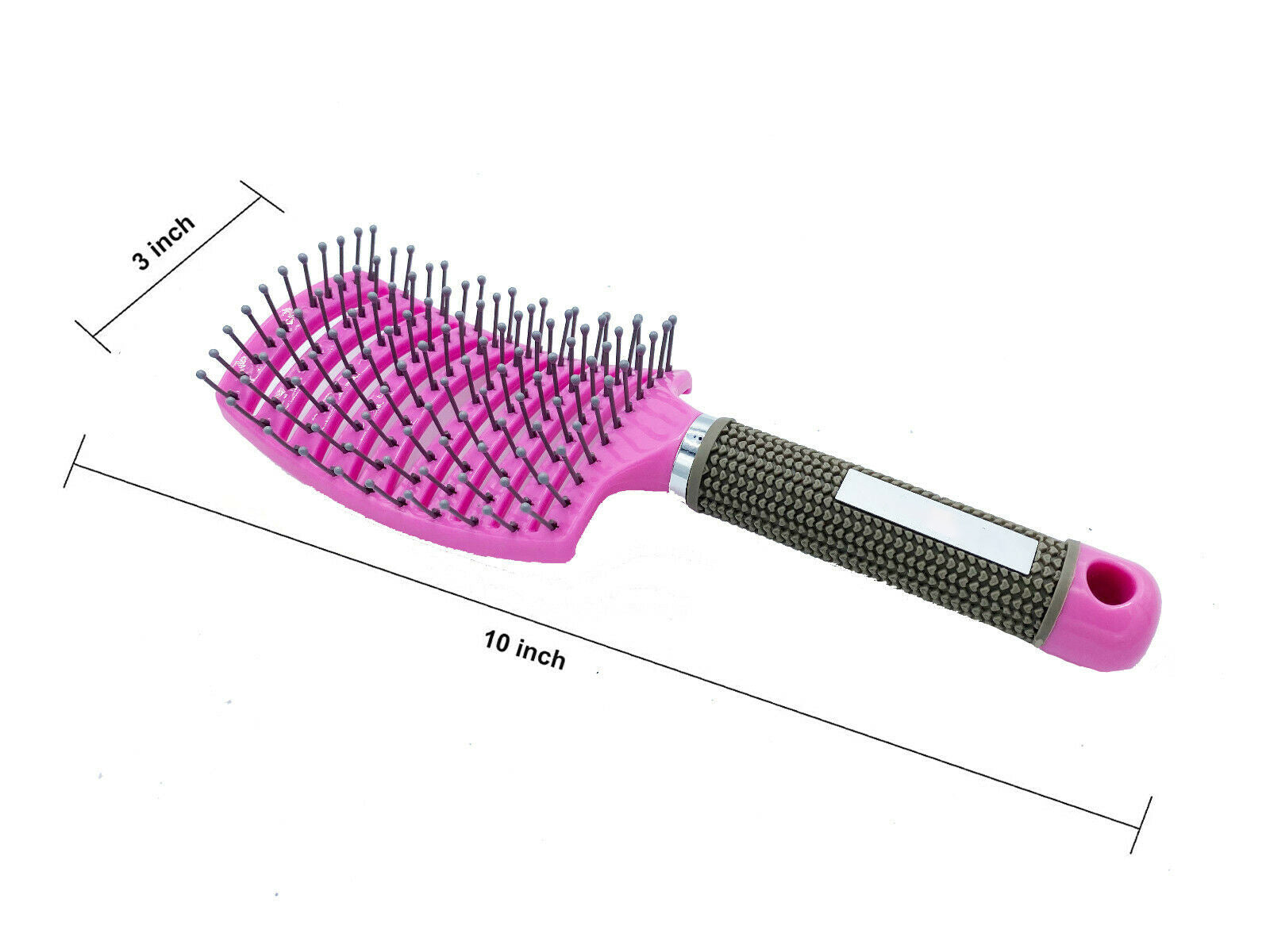 Anti-Static Nylon Hair Brush – Detangling Comb for Wet & Curly Hair Styling