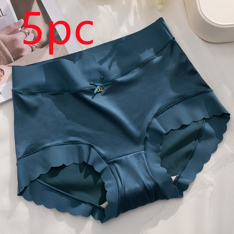 Women’s Seamless Satin ‘Ice Silk’ Underwear – Glossy Finish