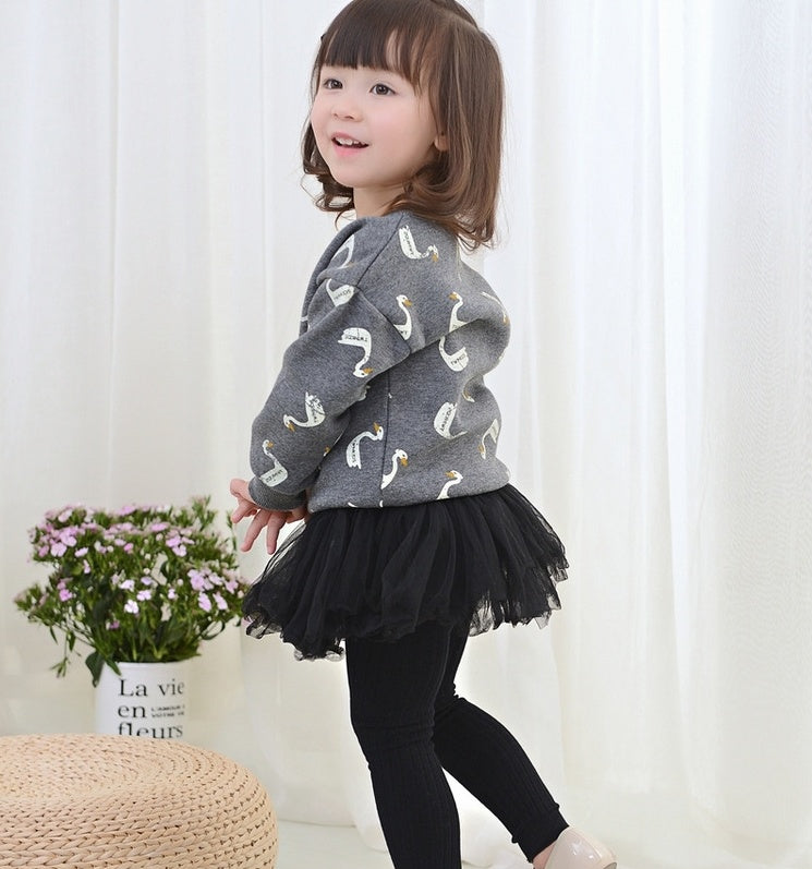 Double Needle Candy Color Baby Leggings